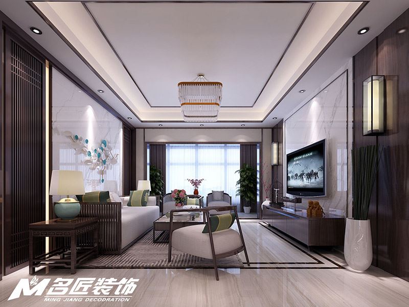 佛山市萬(wàn)科金域時(shí)光(商業(yè))歐式風(fēng)格三居室裝修案例
