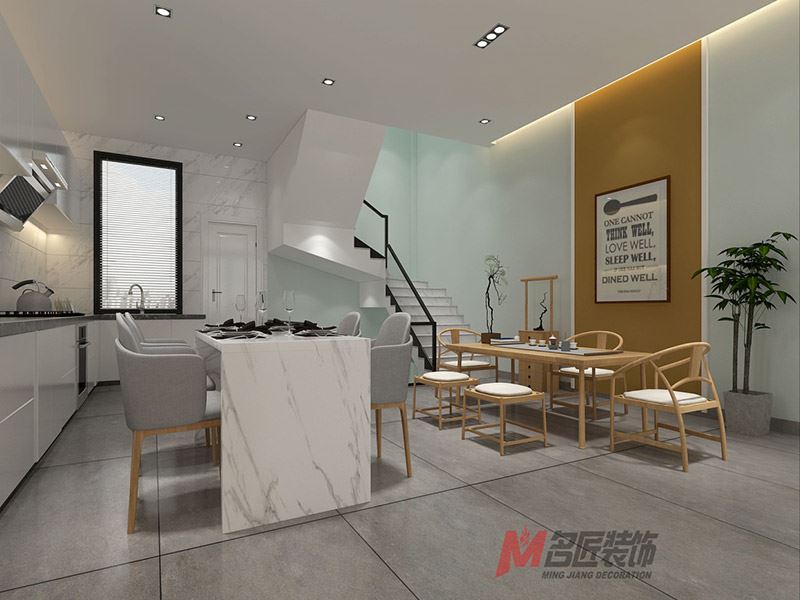 臺州市愛仕達半島名苑北歐風(fēng)格別墅裝修案例